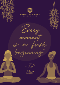 Yoga Positive Quotes Flyer