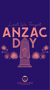 Remembering Anzac Day Facebook Story