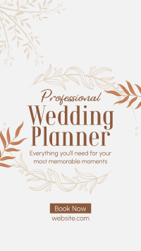 Wedding Planner Services Instagram Story