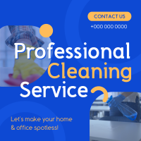 Spotless Cleaning Service Instagram Post