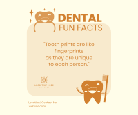 Dental Facts Facebook Post