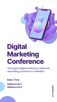 Digital Marketing Conference Facebook Story