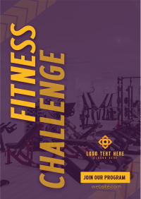 Fitness Challenge Flyer