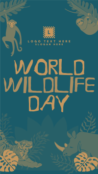 Rustic World Wildlife Day Instagram Story