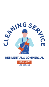 Janitorial Service Facebook Story