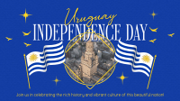 Uruguay Independence Celebration Animation