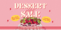 Retro Dessert Sale Twitter Post