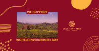 We Support World Environment Day Facebook Ad