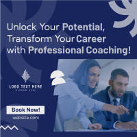 Professional Career Coaching Linkedin Post