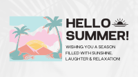 Minimalist Summer Greeting Video