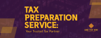 Your Trusted Tax Partner Facebook Cover Image Preview