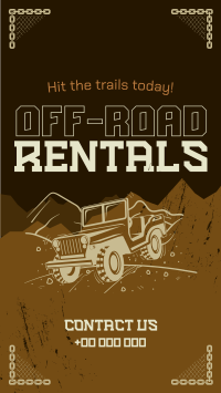 Rustic Off-road Rentals TikTok Video Design