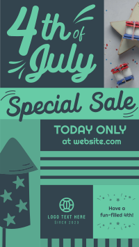 Fourth of July Sale Instagram Reel Image Preview