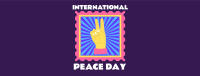Peace Day Stamp Facebook Cover