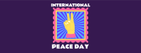 Peace Day Stamp Facebook Cover Image Preview