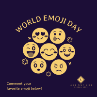 Fun Emoji Day Instagram Post