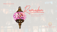 Ramadan Stained Glass Facebook Event Cover