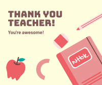 Teacher Appreciation Facebook Post