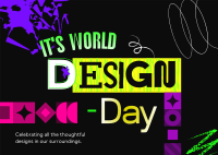 World Design Appreciation Postcard