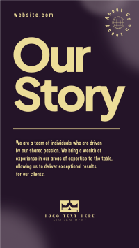 Simple Our Story Facebook Story Design