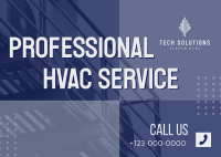 Professional HVAC Services Postcard