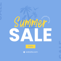 Island Summer Sale Instagram Post Design