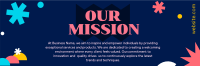 Modern Our Mission Twitter Header