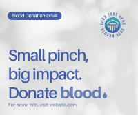 Blood Donation Drive Facebook Post Design