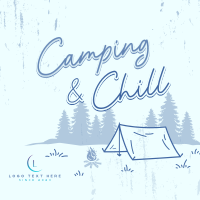 Camping Adventure Outdoor Instagram Post