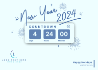 2022 Countdown Postcard