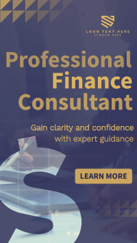 Professional Finance Consultant Facebook Story