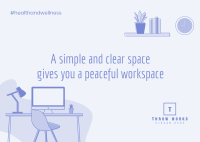 Ideal Workspace Postcard Image Preview