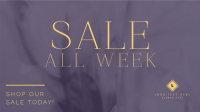 Minimalist Luxurious Sale Facebook Event Cover