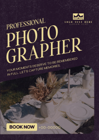 Professional Photographer Poster