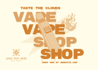 Vape Tube Postcard example 3