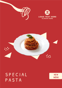 New Pasta Menu  Flyer