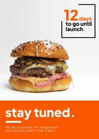 Burger Shack Launch Flyer