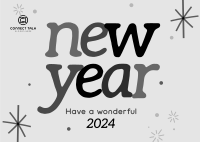 Abundant New Year Postcard