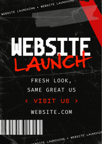 Urban Grunge Website Launch Flyer