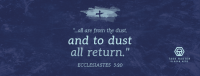 Ash Wednesday Verse Facebook Cover Image Preview