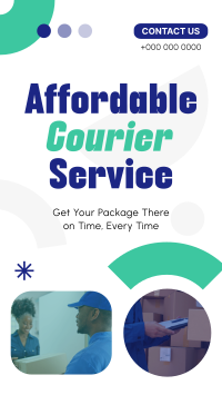 Affordable Courier Service Instagram Story