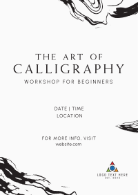 Calligraphy Workshop Poster