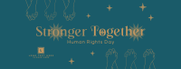 Stronger Together this Human Rights Day Facebook Cover