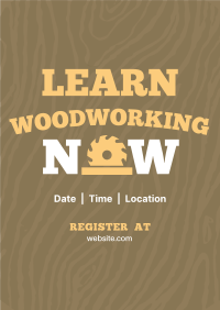 Woodworking Course Flyer