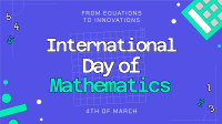 Trendy Math Greeting Animation