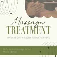 Spa Massage Treatment Linkedin Post