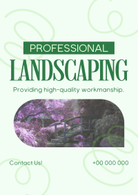 Professional Landscape Service Flyer