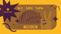We Are Now Open Facebook Event Cover