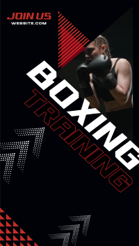 Join our Boxing Gym Facebook Story