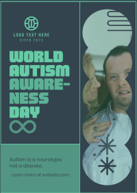 Bold Quirky Autism Day Poster